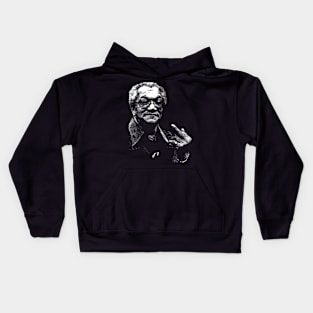 Redd Foxx Middle Finger Vintage HD Classic Style Kids Hoodie